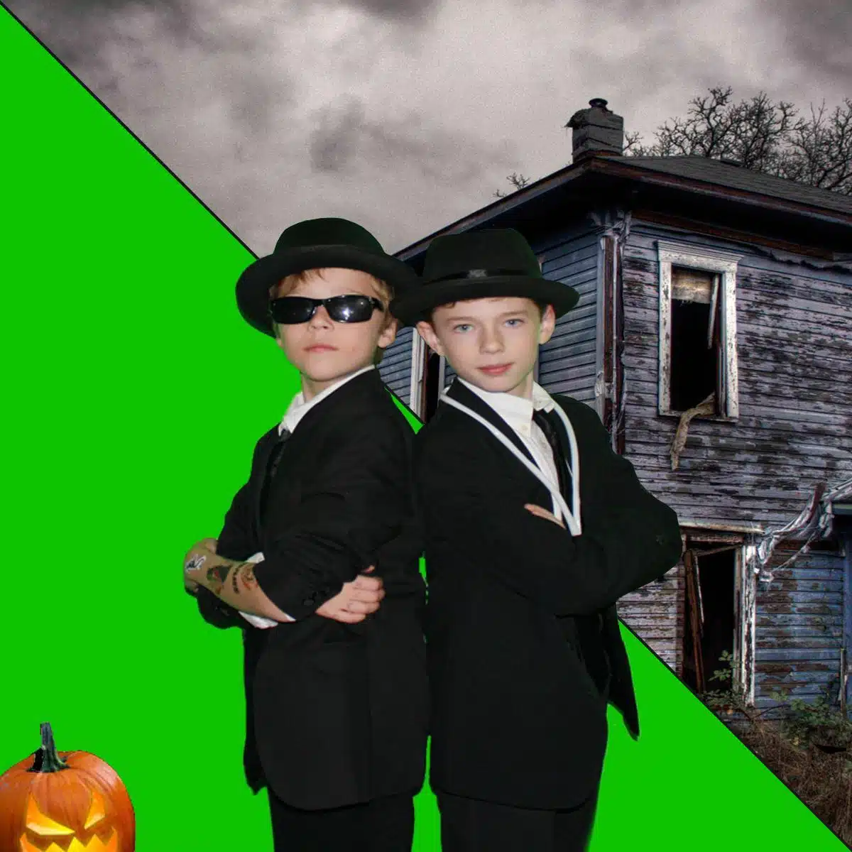 Halloween Themed Green Screen