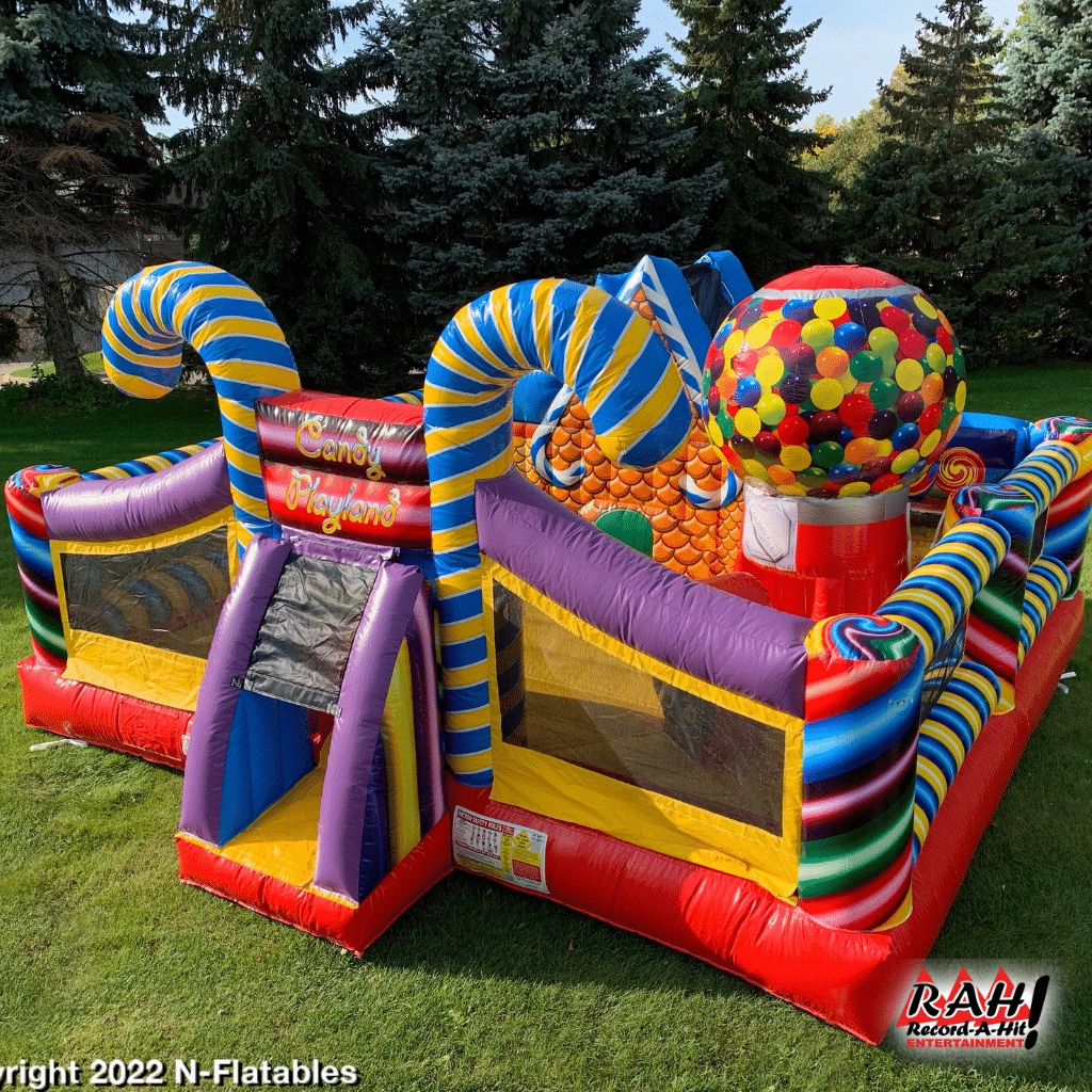 Candy Playland Bounce House with Slide Combo Candy Playland Bounce House with Slide Combo