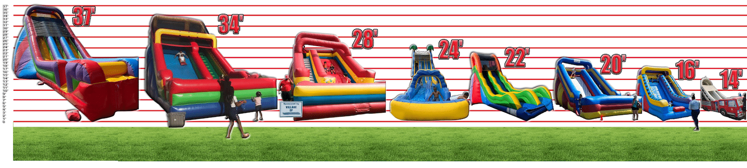 Giant Slide Size Comparison