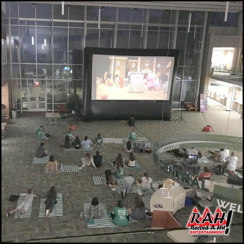 What do you need for a parking lot drive-in theater?