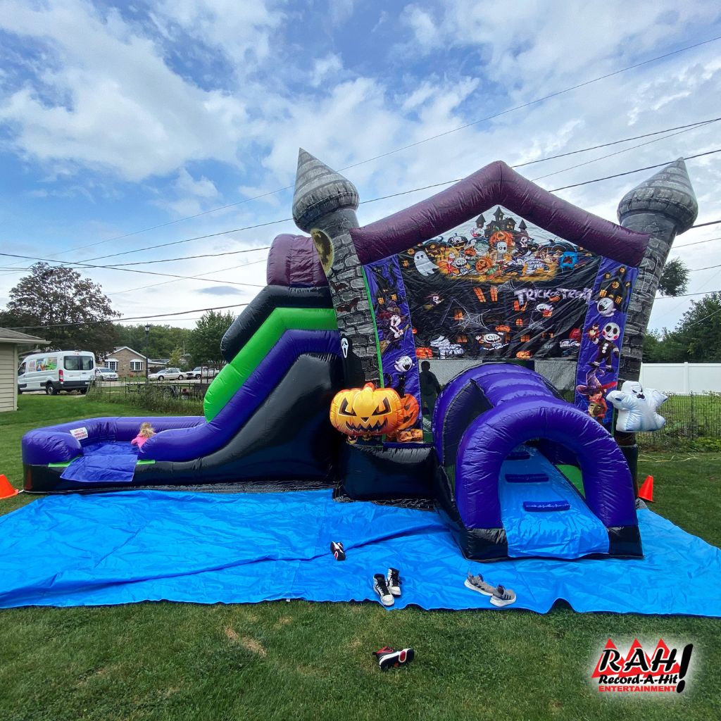 Halloween Bounce House with Slide Combo Halloween Bounce House with Slide Combo