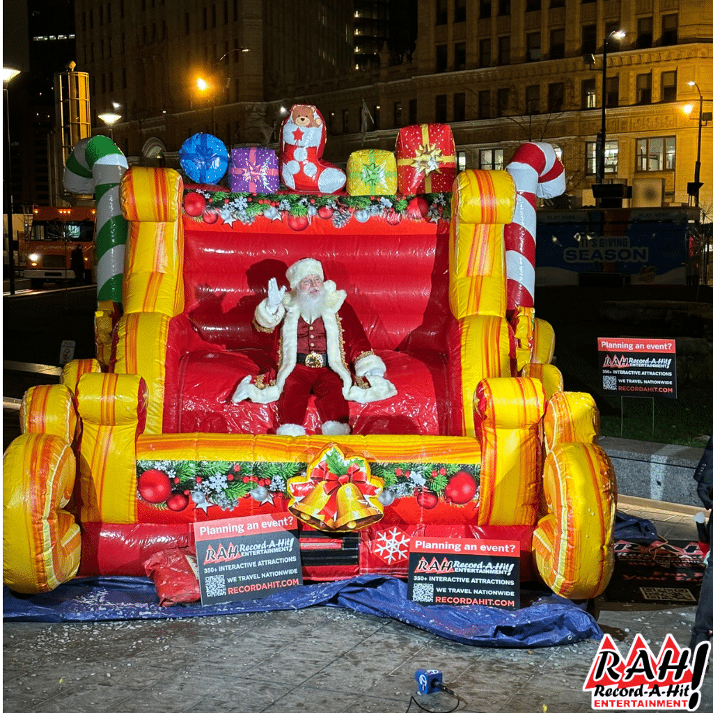 Giant Sleigh Selfie Station