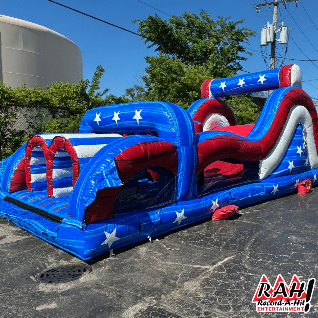 40' Obstacle Course (red white blue) (2)