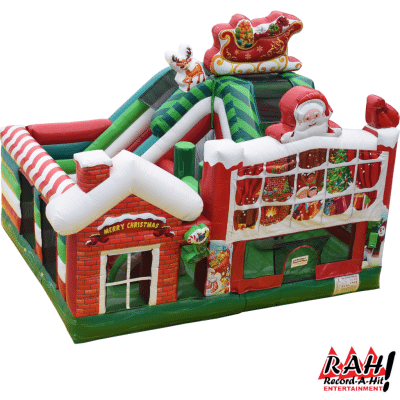 Christmas Bounce House and Slide Combo (2)