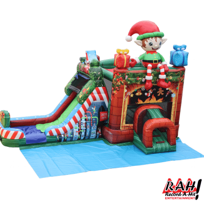Christmas Elf Bounce House and Slide Combo (3)